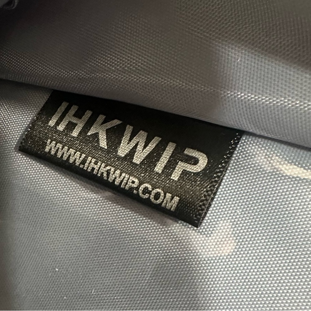 IHKWIP Nylon Multi-Pocket Everyday Essentials Crossbody Bag Tan Beige 2 straps - Picture 12 of 16